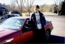 meandmilard.jpg: Me and my first car.