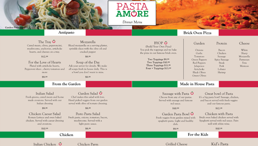 Full Menu