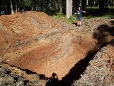 Debbie, how big is it ? Yes the hole for septic tanks is what I really mean.