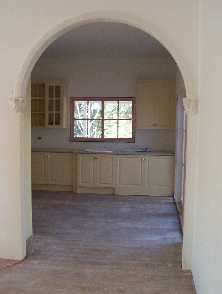 Arches and Corbels have been completed to enhance the style of the homestead.
