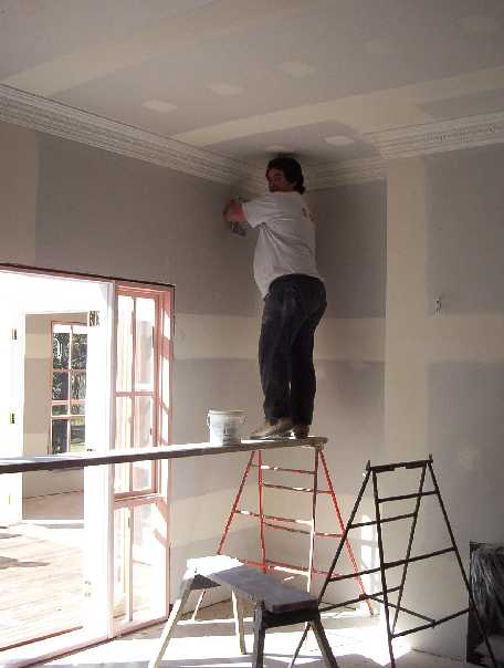 Kevin the plasterer has done a fabulous job on our homestead.