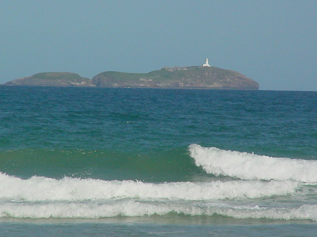 Lighthouse located on Solitary Island, off Emerald Beach.
