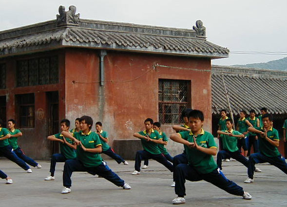 Students at academy in Deng Fung, Henan