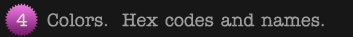 HTML Color Codes