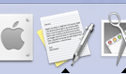 TextEdit on the OS X Dock
