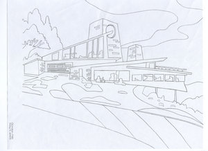 The Kim Possible House Outline