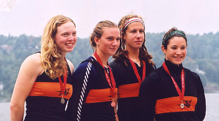 Open Women K - 4  200m. - Silver medal