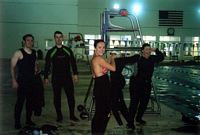 Adam, Chris, Lara, Debbie (the coolest instructor in the world)