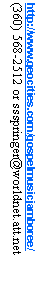 Text Box: http://www.geocities.com/gospelmusicjamboree/ (360) 568-2512 or ssspringer@worldnet.att.net