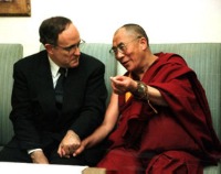 Holding hands with Mayor Giuliani 1997