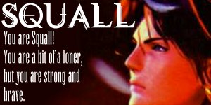 Squall rocks my socks.