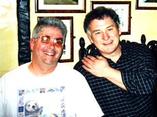 Hywel, on right, as captured by Chris Blake