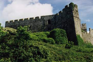 For more than 900 years Manorbier Castle has braved the gales that swirl in off the Irish Sea