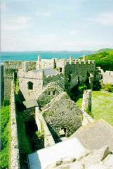 Looking West from the Entry Tower it is easy to imagine marauding Danes sweeping into the bay