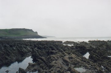 The view to the South from Rhossili Point