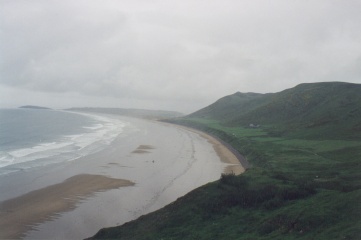 Rhossili Beach, just North of the village