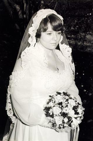 Felica Bradshaw's wedding portrait