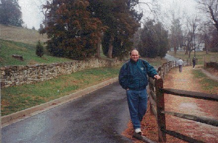 Sunken road.
