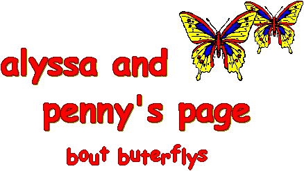 alyssa and penny's page bout buterflys - butterfly image