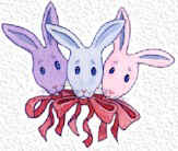 three bunnies