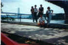 Next to the bridge of Long Island