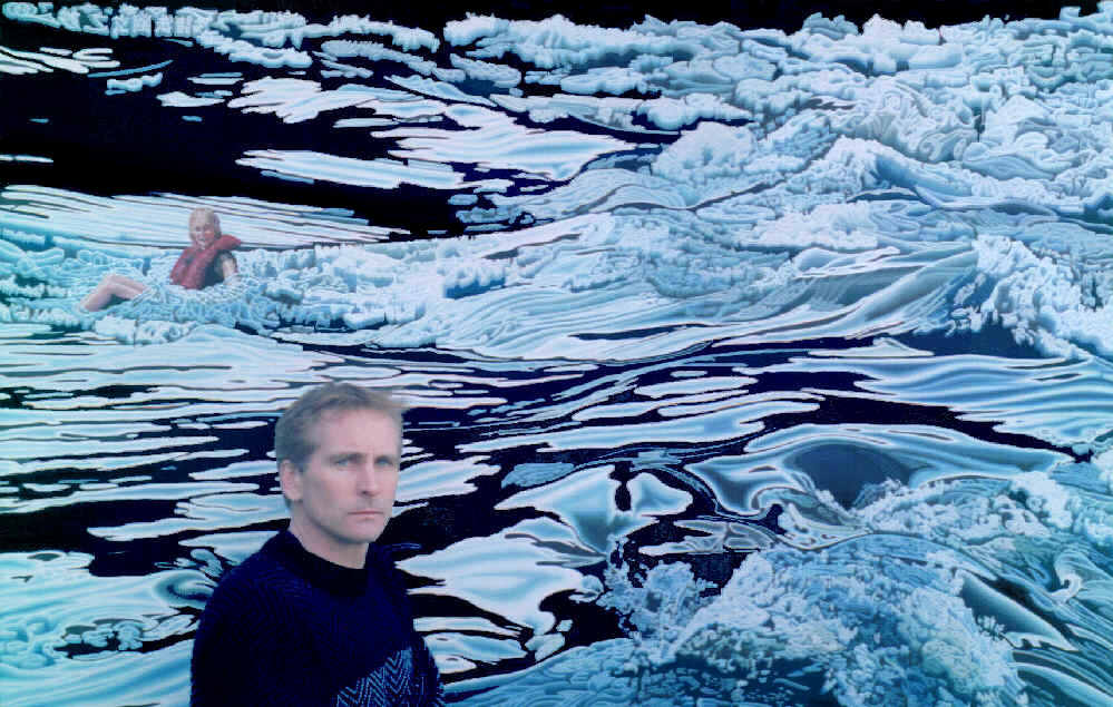   This downloading image is 108KB in size...please give it time to download. Click the image to see...  THE RAGING WATERS OF ANJUHAR... a pure example of impressivism.  