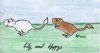 'Lily' and 'Hoppy' by Alix