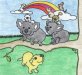 'Lily,' 'Hoppy,' 'Gus,' 'Strawberry,' 'Spicy,' and 'Sparkle' with some koalas - by Alix!