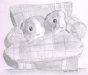 'Rosie' and 'Rusty' by Celine