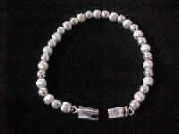 The ''Silver Pearl''  Bracelet