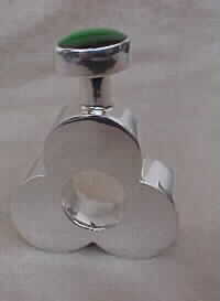 Shamrock Silver Perfume Holder