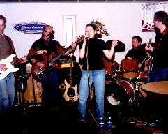 The Band openong at Tully's II for D.J. Rowland