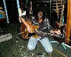 John and his "GOLD" guitar