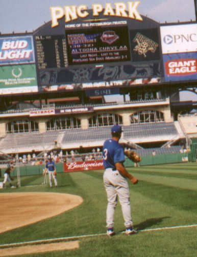 warming up before the game
