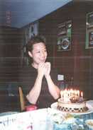 bchew's 21st... after stef and debbie got him back to his apt 2 hrs later than the surprise was planned for, he went straight to the bathroom and puked out everything he just drank with them.. tsk tsk.. ;)