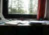 my table one fine morning....