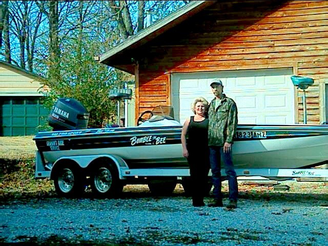 Grahams and boat