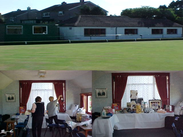 Dysart Bowling Club; the Mother and Sister-in-Law of the Bride set up