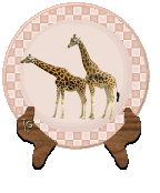giraffe plate