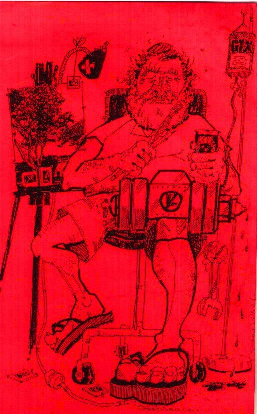 Santa relaxing 'aussie' style