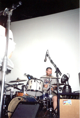 Aaron singing along