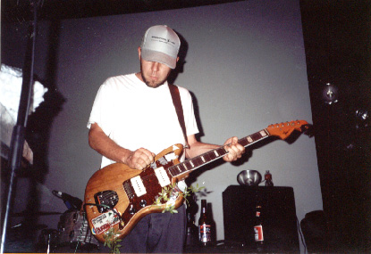 I wonder what name he calls his guitar...
