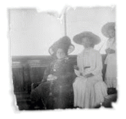 Alexandra and her two daughters, c. 1910