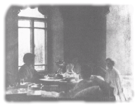 Clockwise from bottom: Alexei, Anastasia, Tatiana, Olga.  Tobolsk, early 1918.