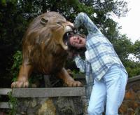 Amy getting her head chomped!