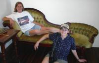 In the boudoir of Samuel P. Dinsmoor