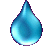 Cyan Teardrop Graphic to 
Support Abused Children
