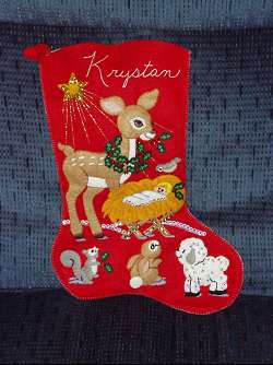 Krystan's Christmas stocking