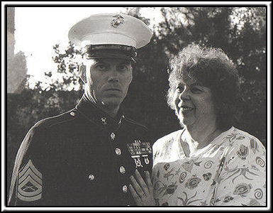 Master Sergeant Mac and Mom -- May 2005