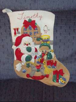 Timothy's Christmas stocking